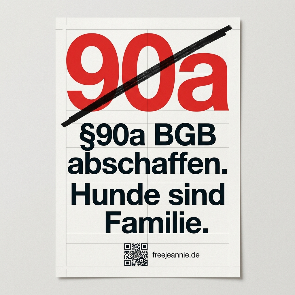 Plakat Konzept C: Minimalistisch